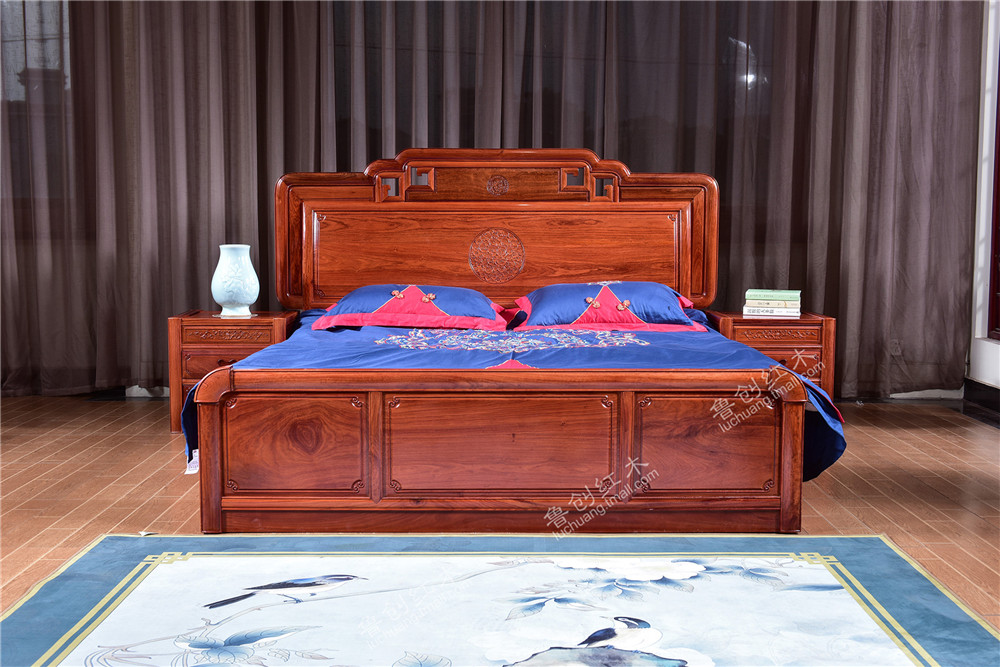 國色天香大床素面